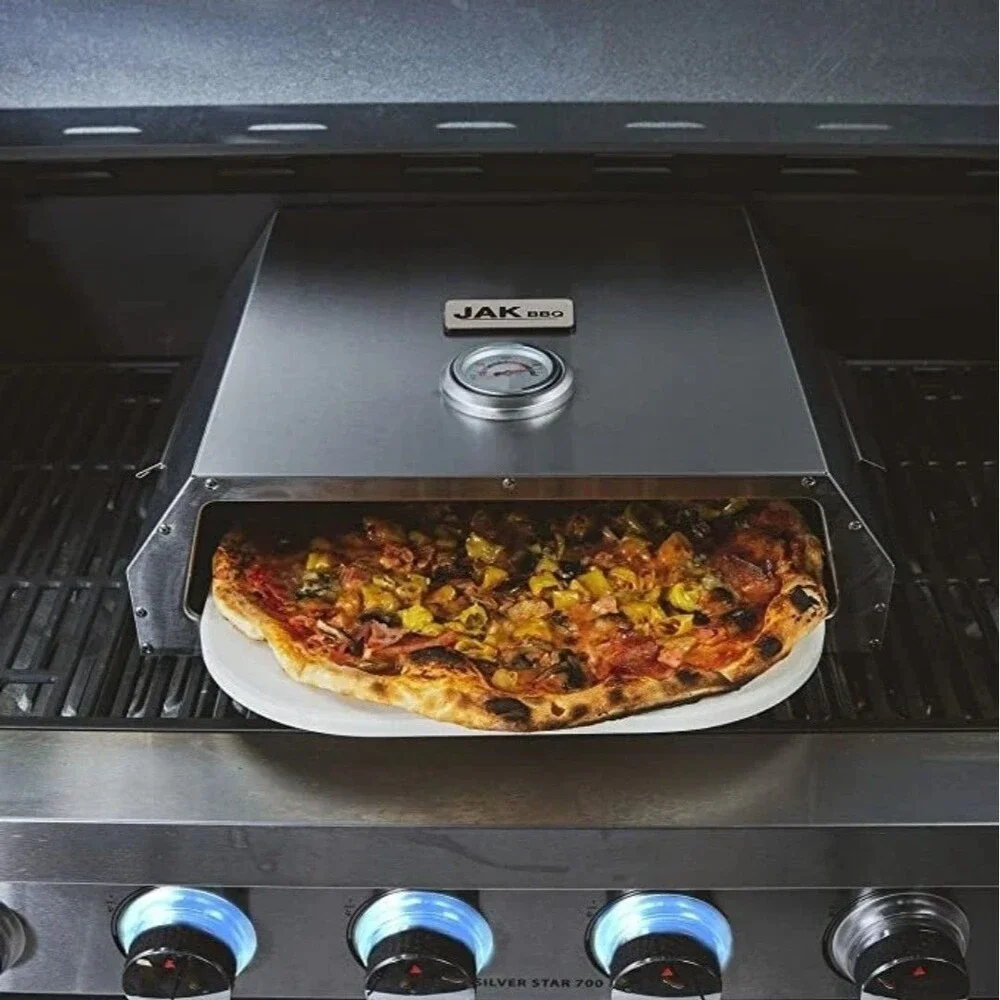 JAK BBQ Pizza Oven Set J 20 black Pizza Oven Kit NEW OPEN BOX (122428 LOC.CTRB12